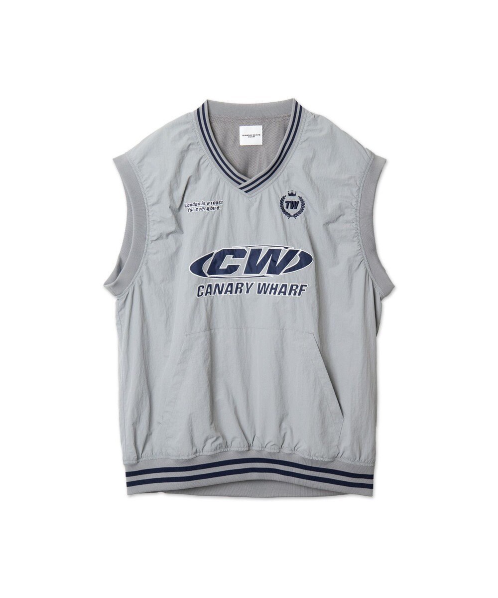 WEGO ナイロンVネックベスト 