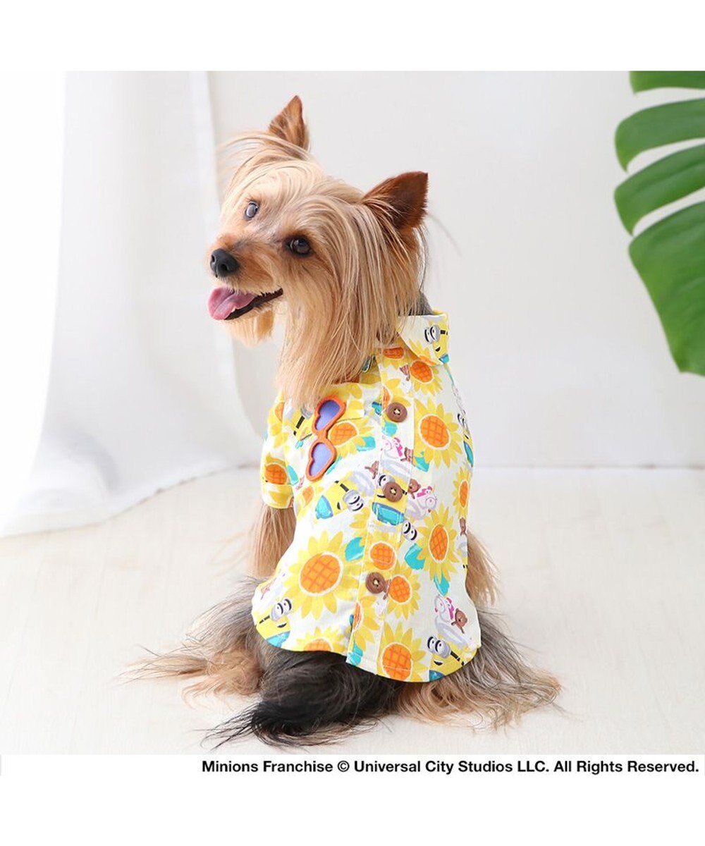PET PARADISE ミニオン 背中開き アロハシャツ 《ひまわり》 小型犬 