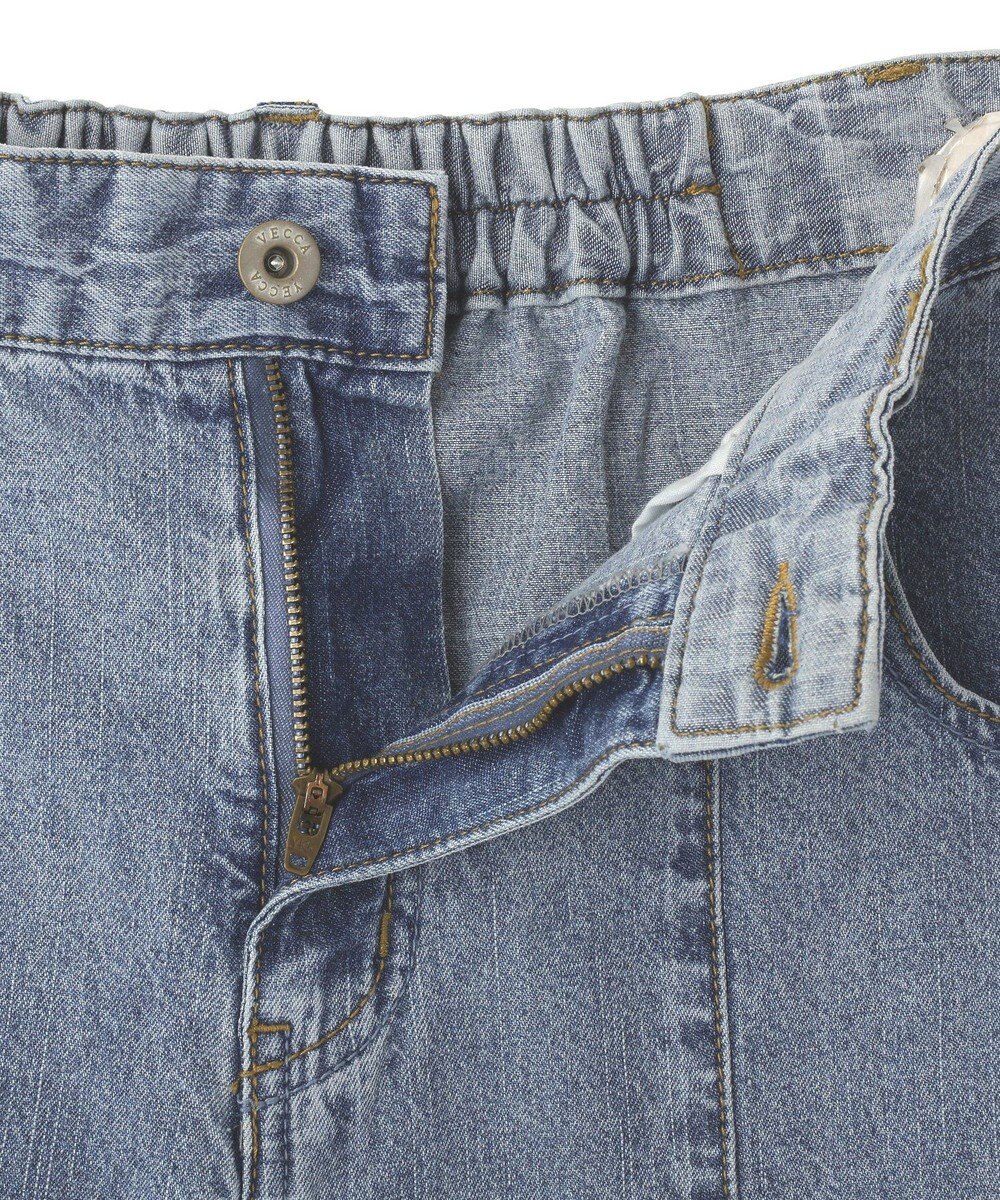 YECCA VECCA 綿麻バギーデニムパンツ 