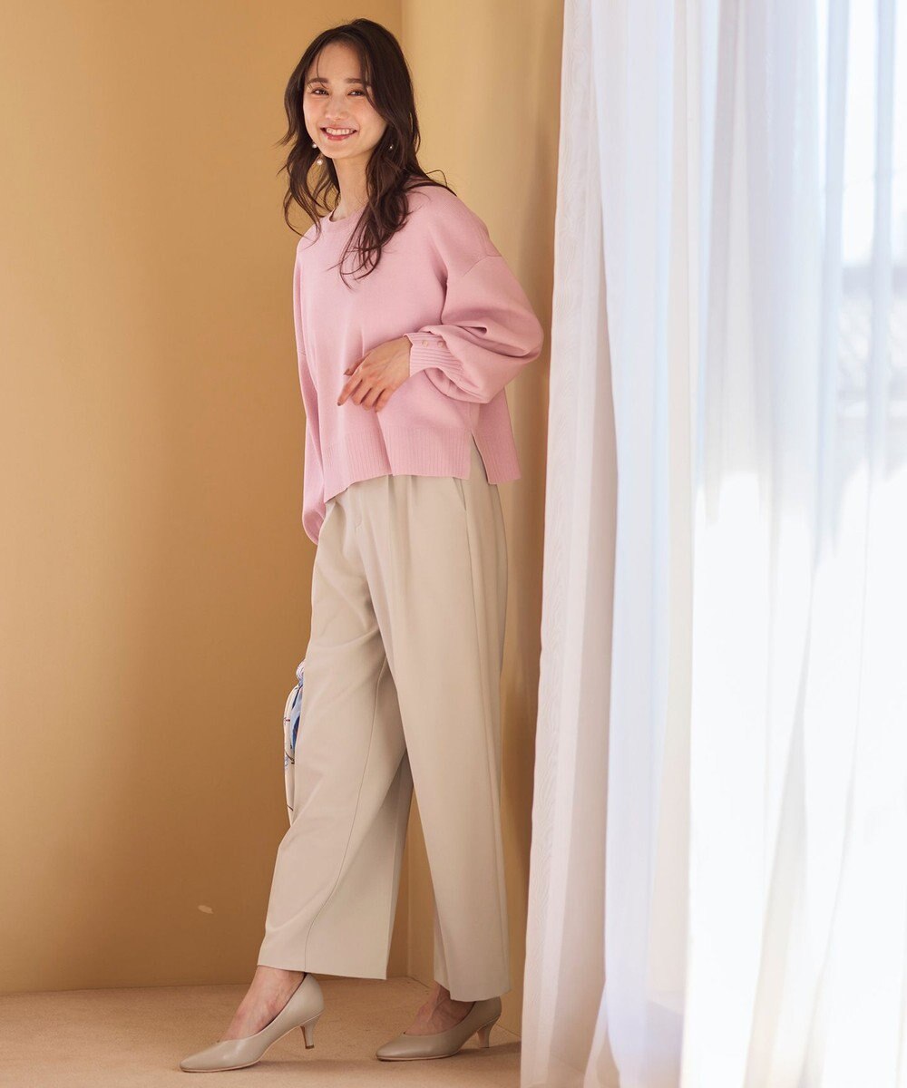 ANY SIS 【洗える】褒めらレディ ワイドパンツ 