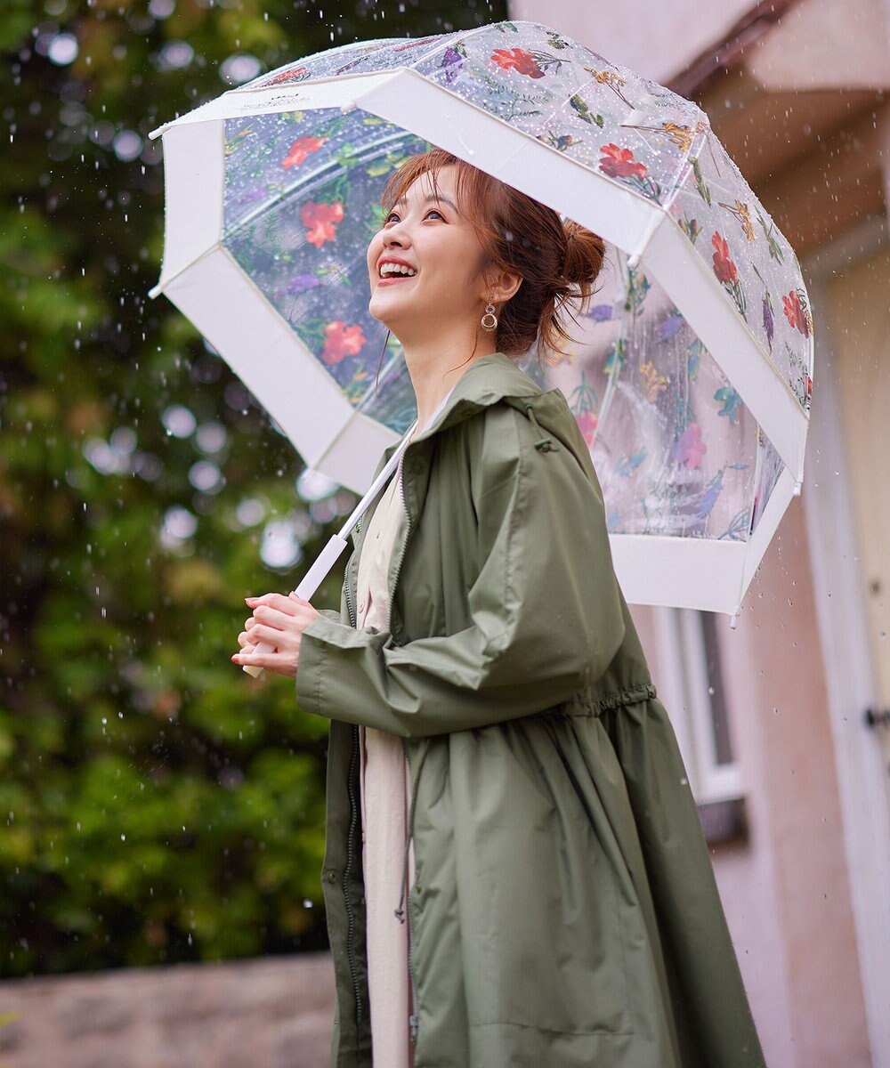 ANY SIS 【WEB限定】モッズギャザー レインコート 