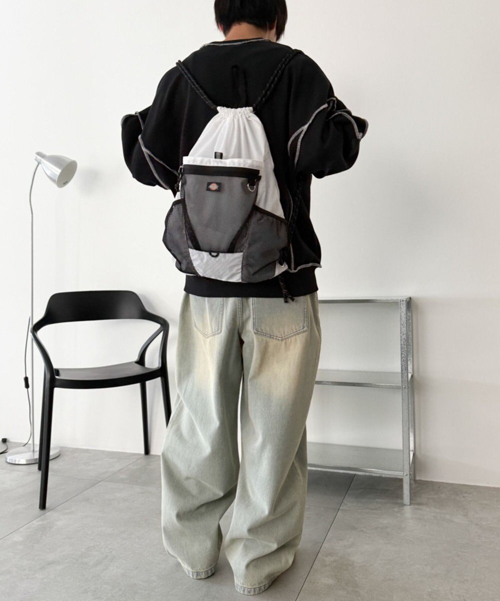 WEGO 【ユニセックス着用ITEM】別注Dickiesメッシュポケットナップサック 