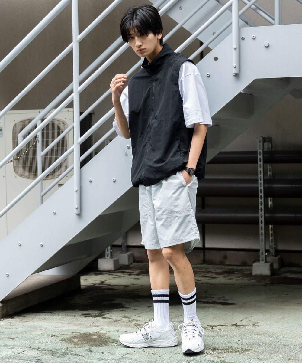 WEGO 【速乾/ウエストゴム/SMLサイズ】ナイロンイージーショーツ 