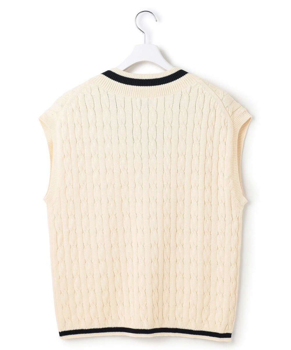 J.PRESS YORK STREET 【UNISEX】テープヤーンチルデン ニットベスト 