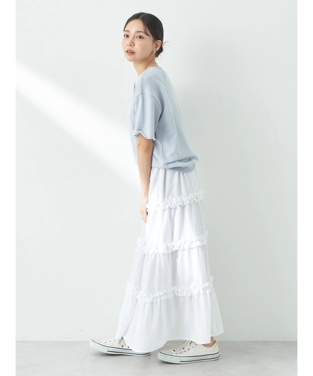 earth music&ecology デザインネックウラケプルオーバー 