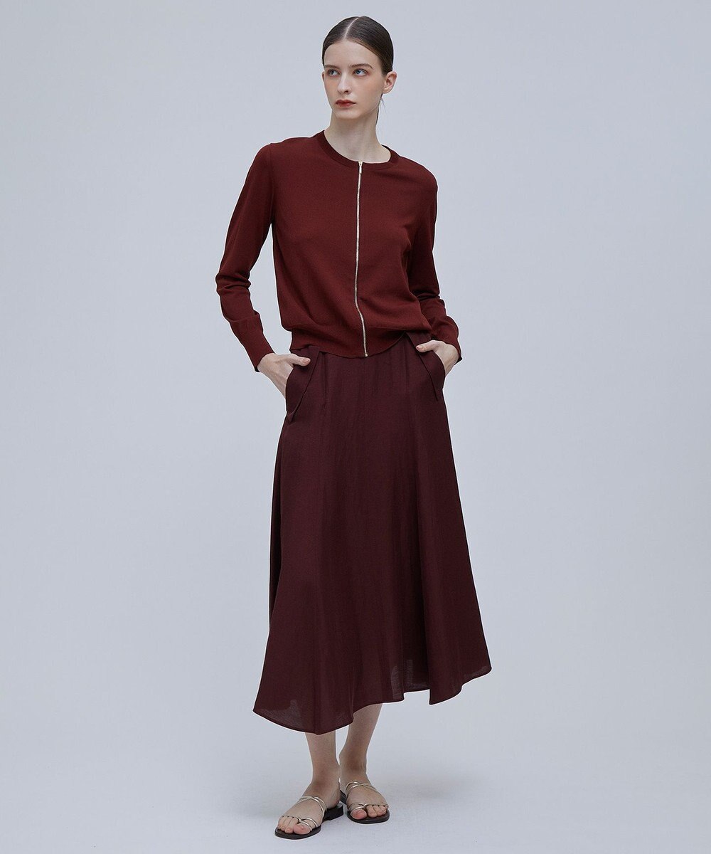 BEIGE， NADIA / ジップアップカーディガン 