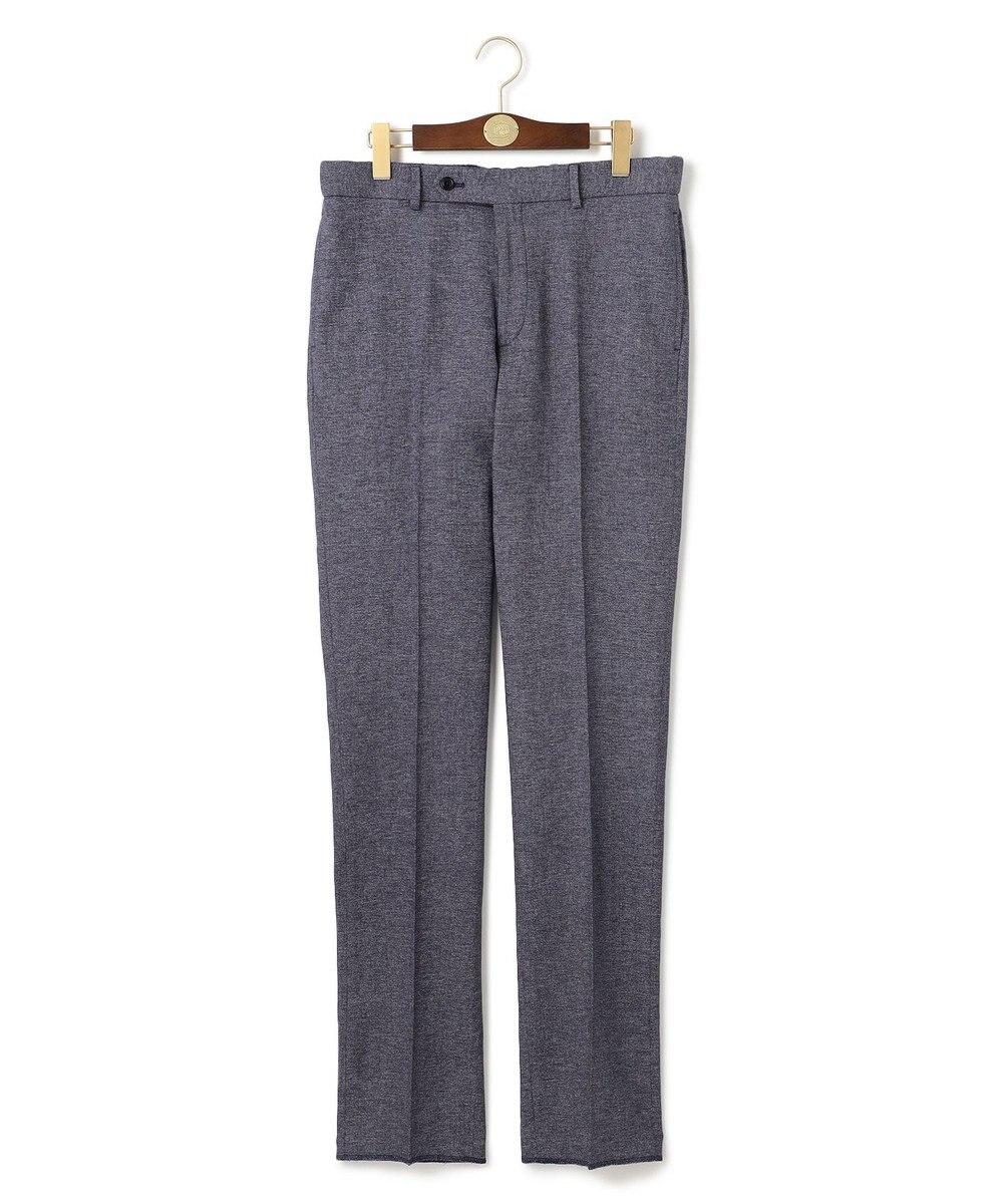 J.PRESS MEN 【ウォッシャブル可】コンフォートストレッチリネン スラックス 