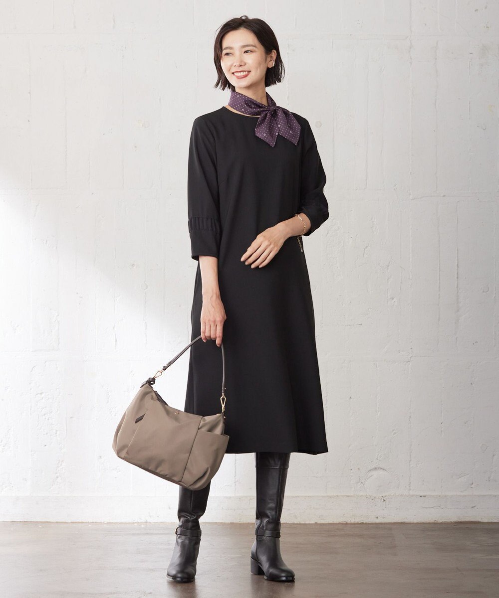 J.PRESS LADIES 【洗える】RELAXIONツイル ワンピース 