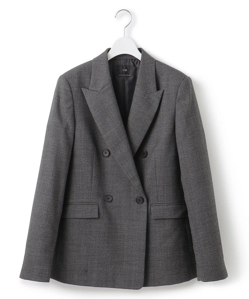 23区 【セットアップ対応】TWサキソニー ダブル ジャケット 
