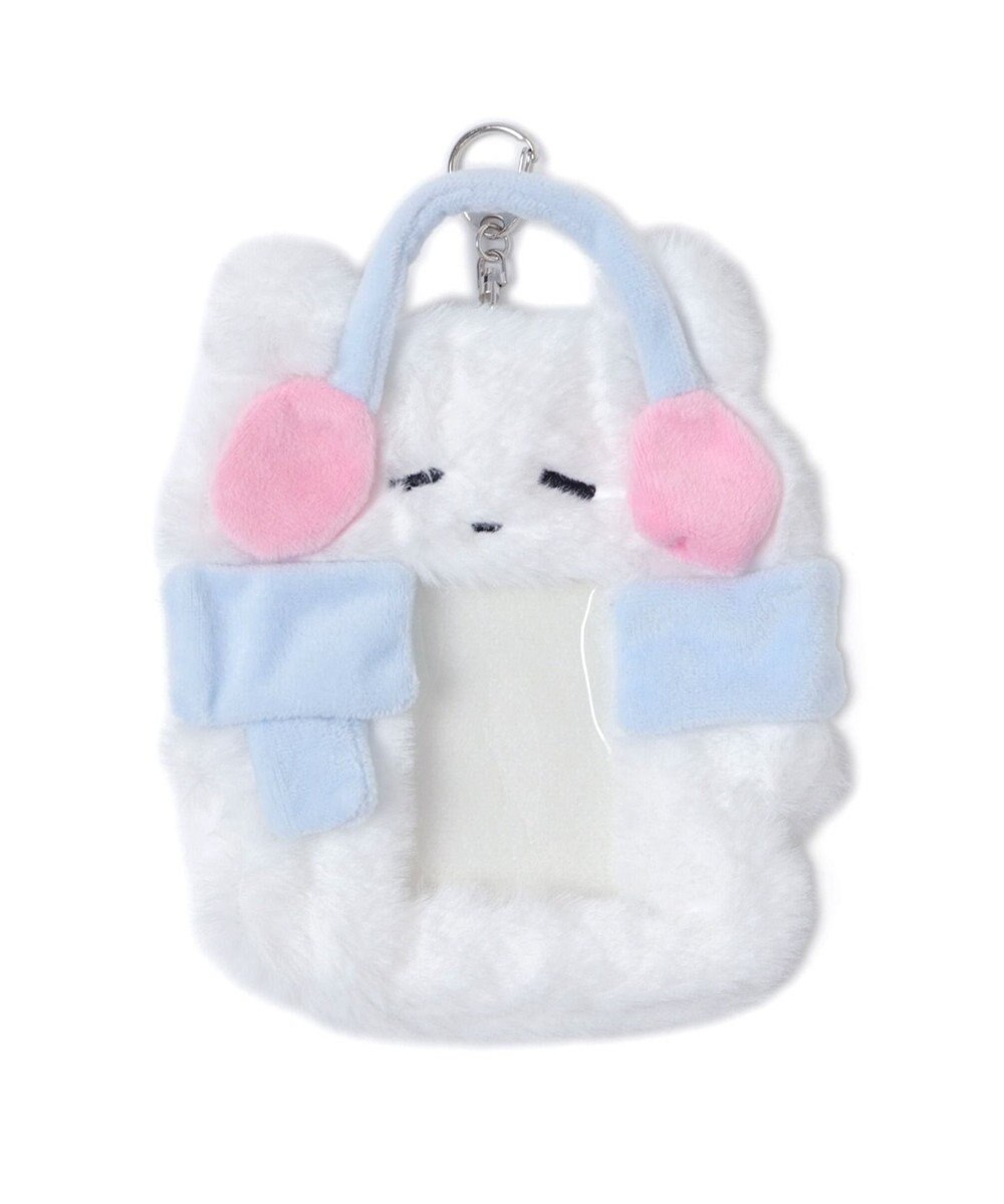 WEGO ふわふわぬいカードホルダーキーホルダーB 