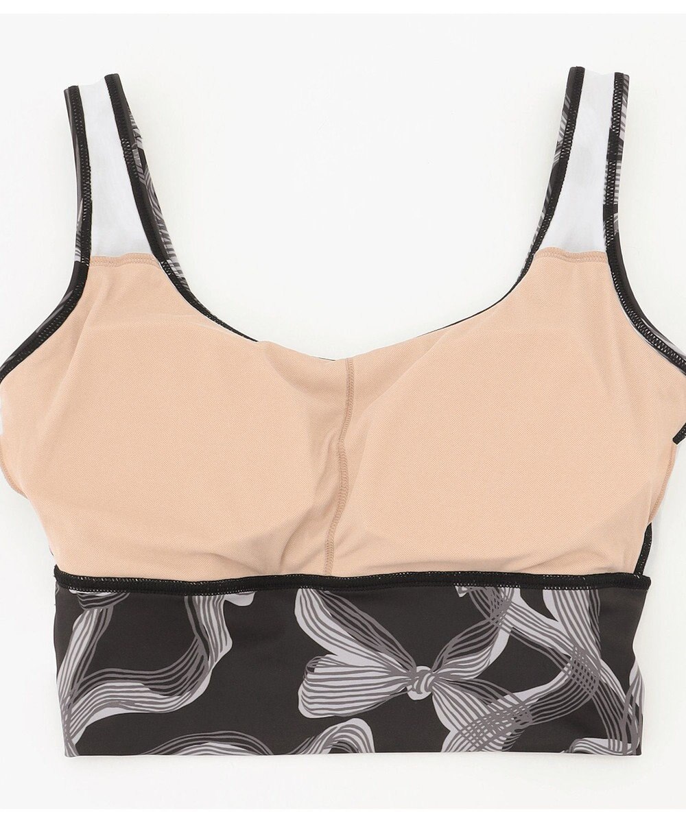 Chacott Chacott BALANCE リボンプリントブラトップ 