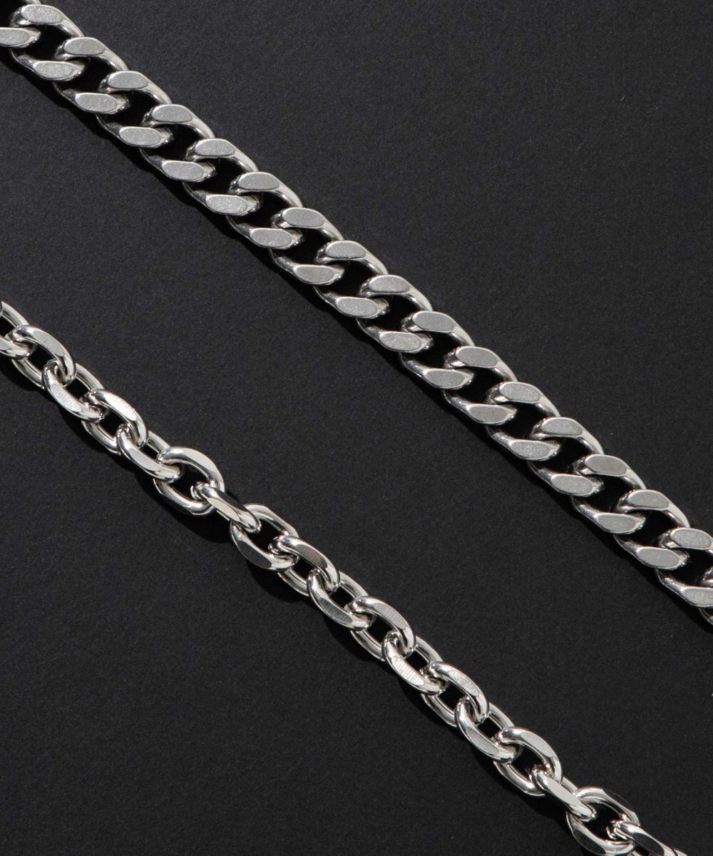 WEGO Mステンレスヘビーチェーンネックレス 