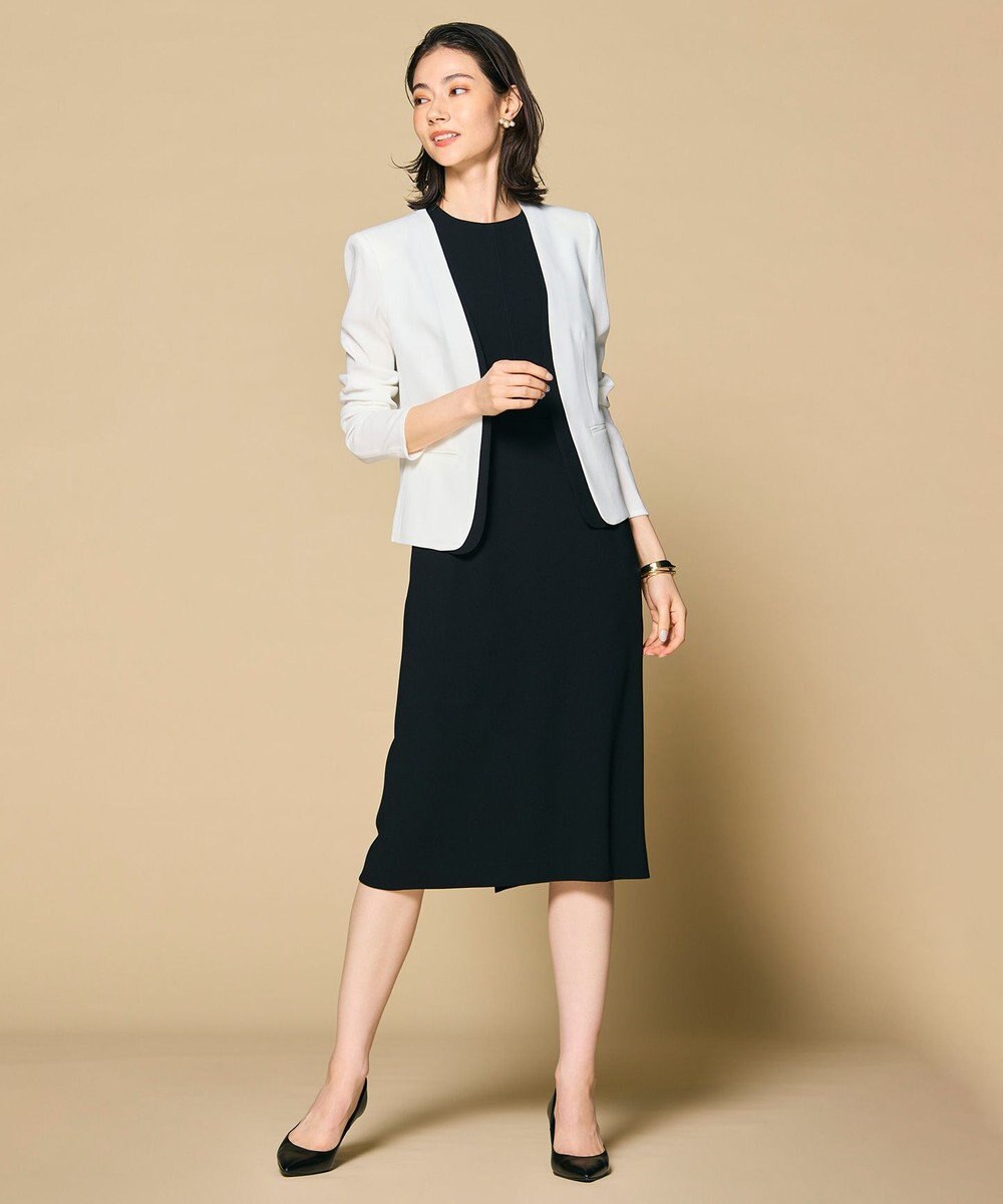 BEIGE， 【洗える・L-size】CINDY / クルーネックドレス 