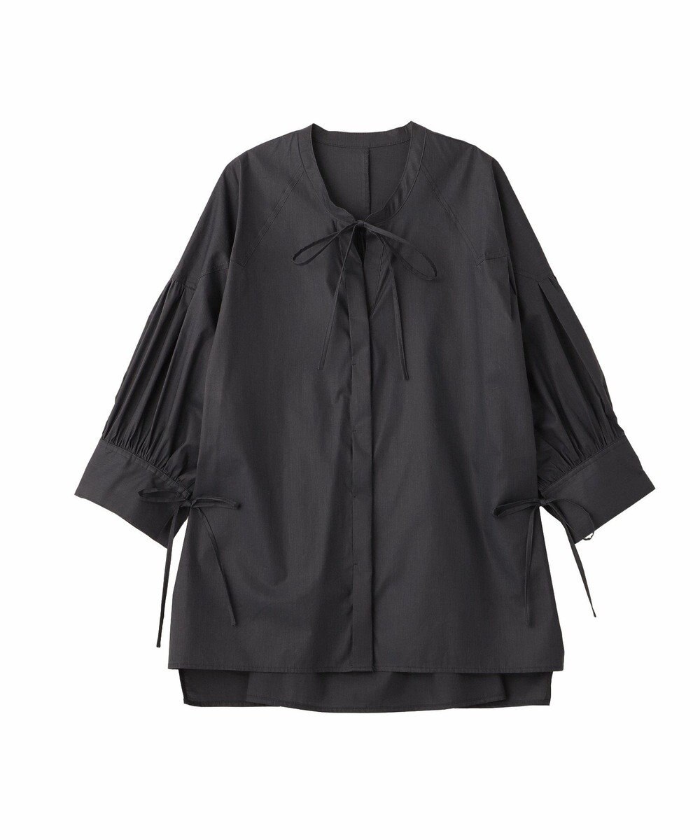 YECCA VECCA 【ORGABITS】5分袖スキッパーシャツ 