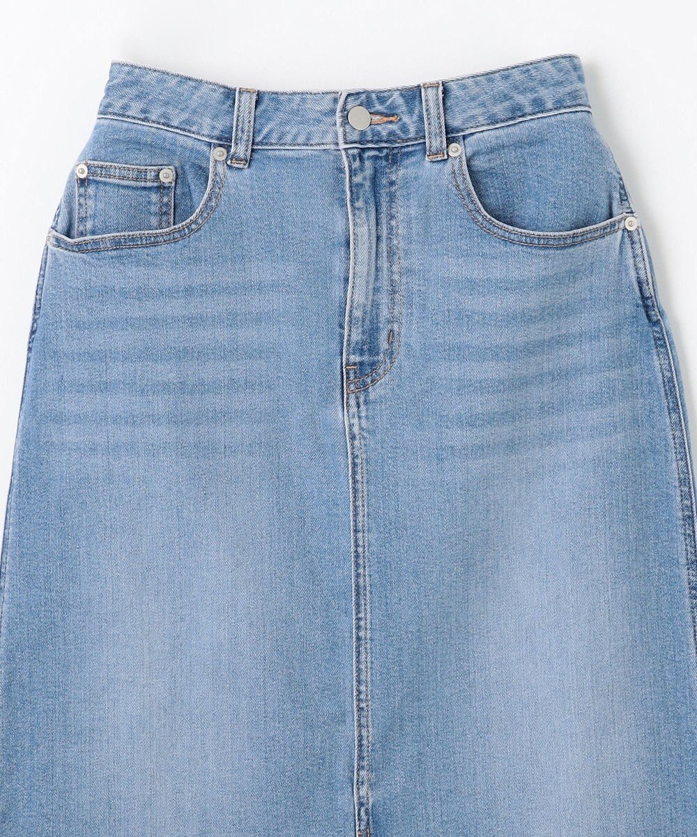 ANY L フロントスリットデニムスカート 