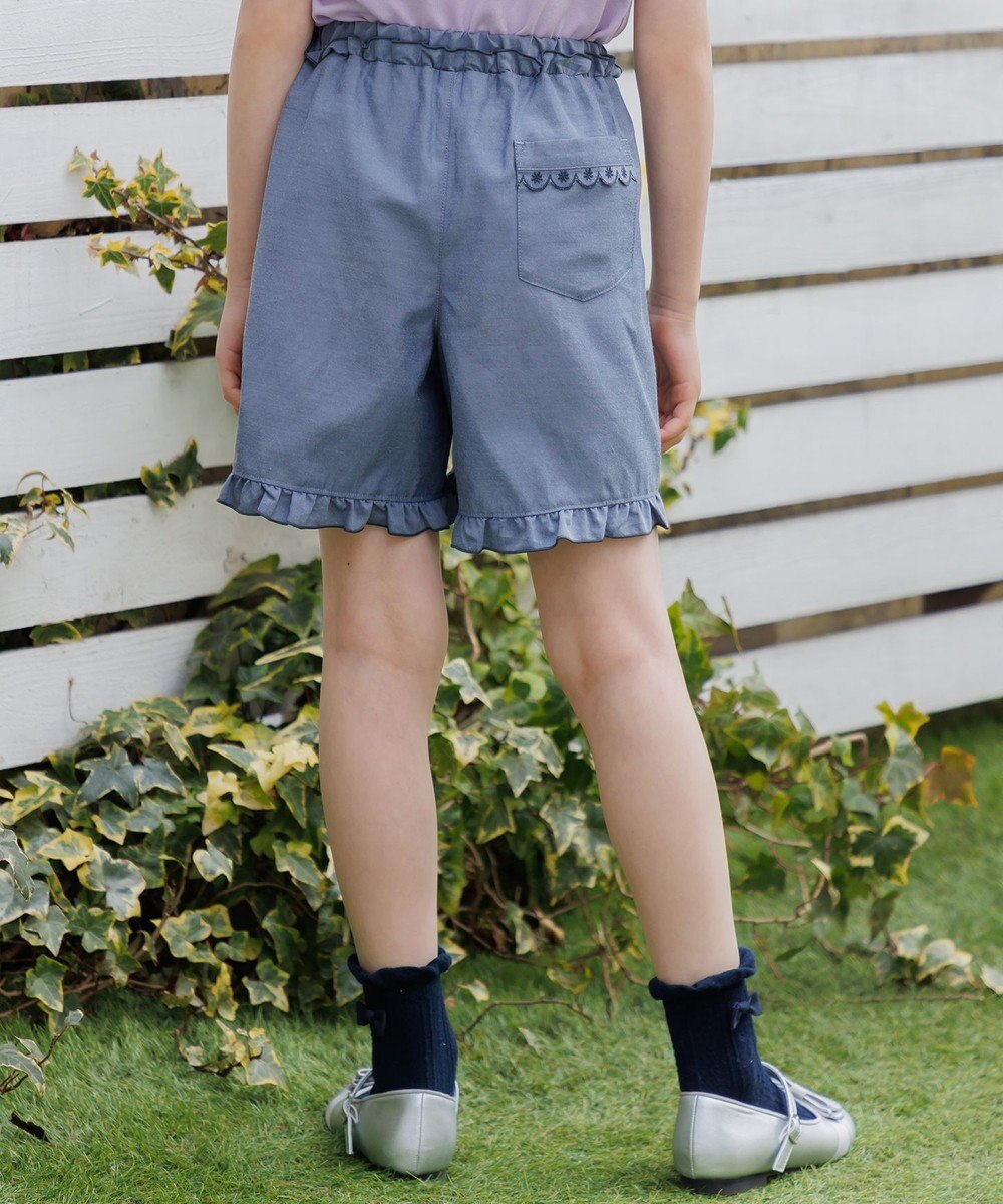組曲 KIDS 【110-140㎝】 フリルヘムショートパンツ 