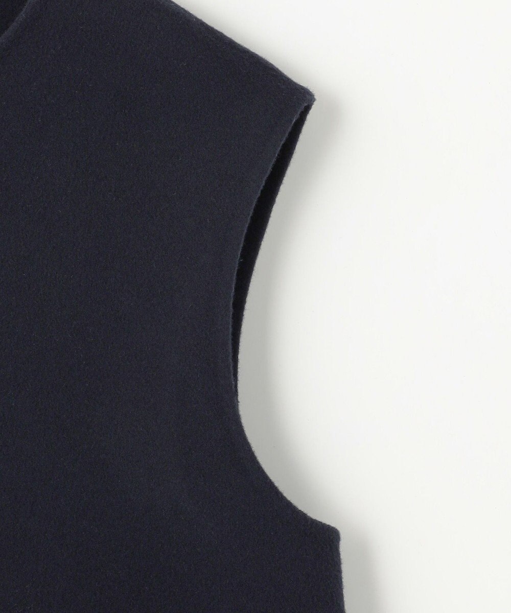 #Newans バックペプラムダブルフェイスジレ 