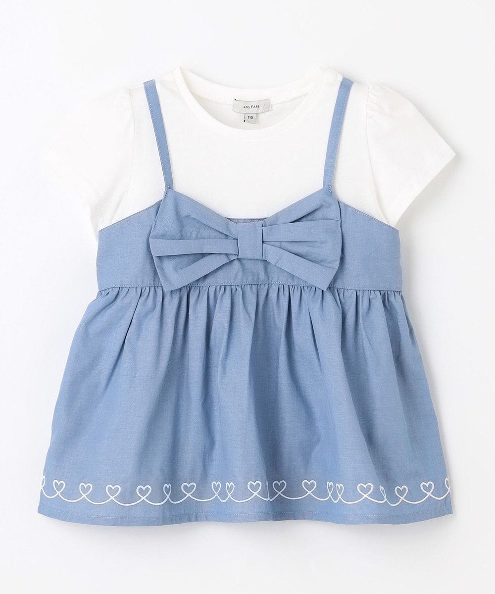 ANY KIDS キャミソール ドッキングTシャツ 