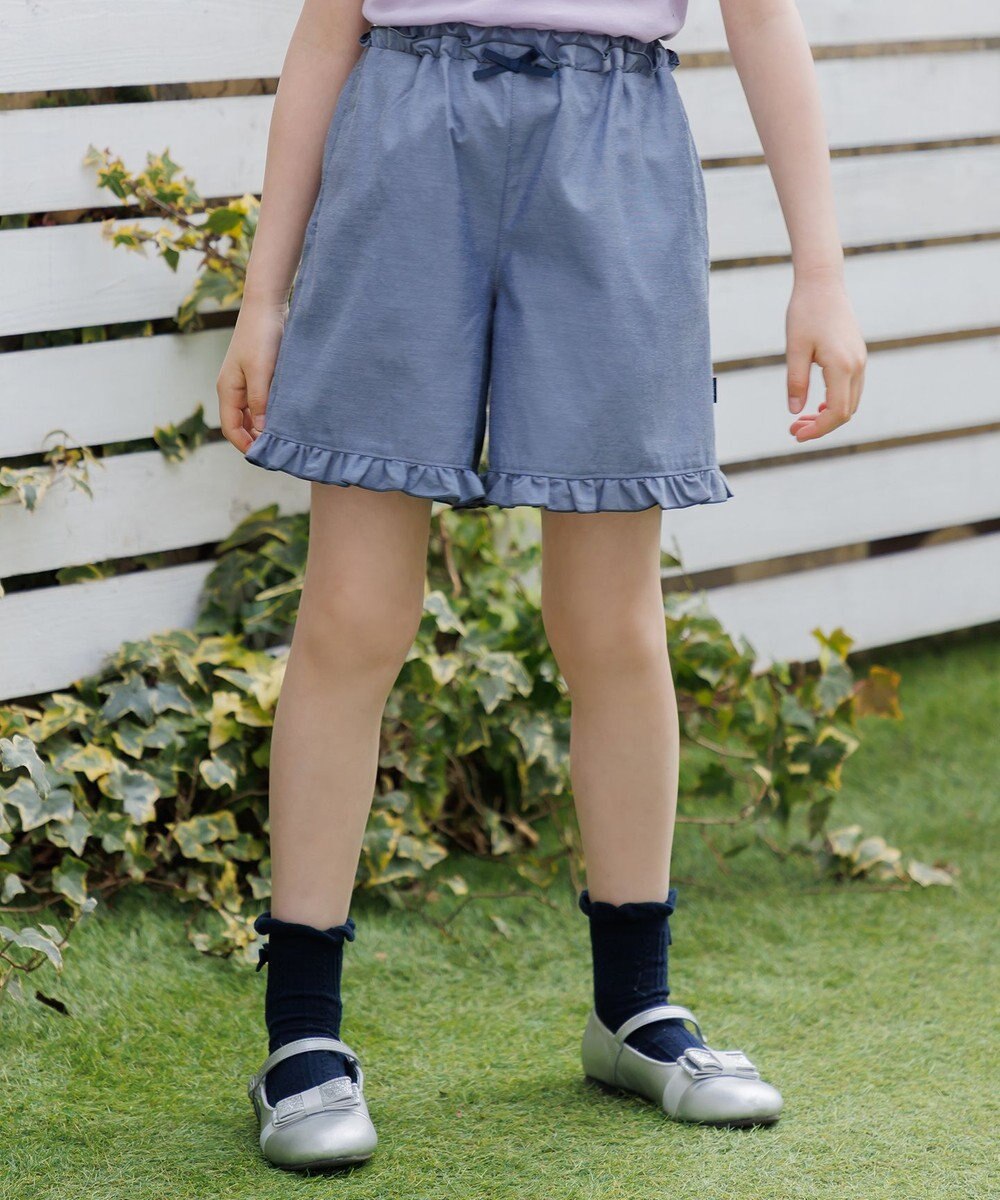 組曲 KIDS 【110-140㎝】 フリルヘムショートパンツ 