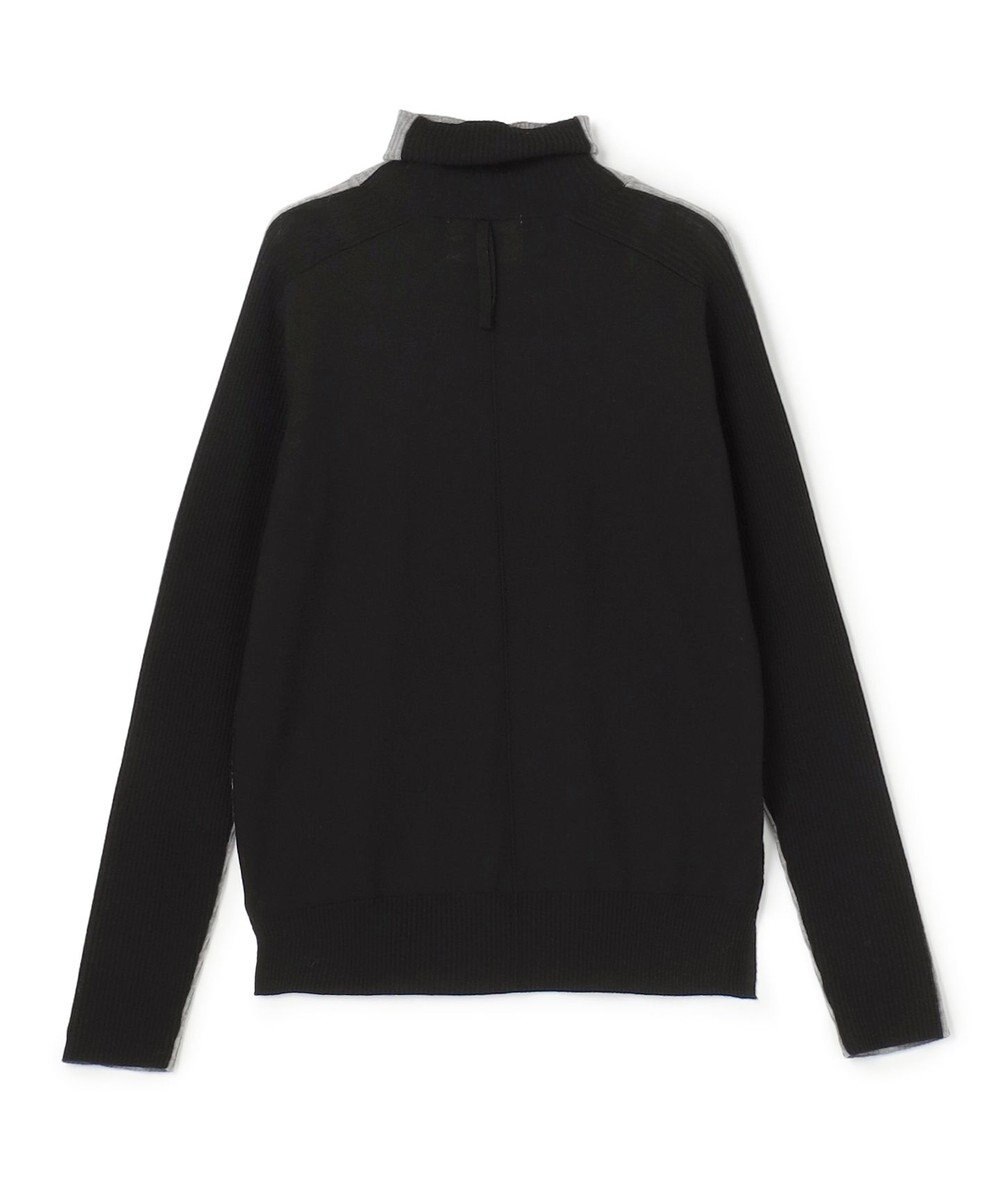 BEIGE， LA MONNAIE /  カラーブロッキングタートルニット 