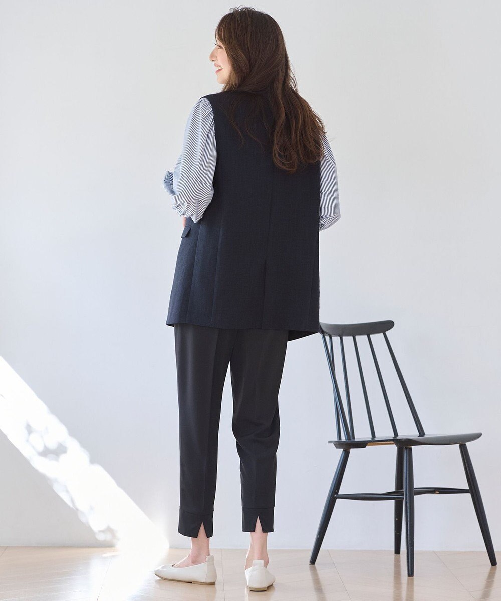 ANY リネンライクエアーヴィンテージ ジレ 