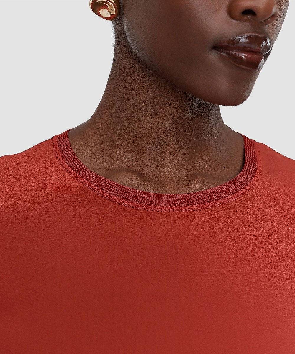 JOSEPH クレープドソワ　ブラウス　NEW RUBIN 