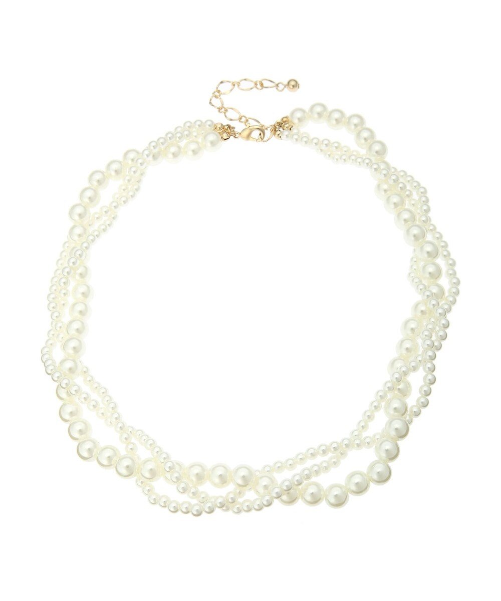 Green Parks ｅｖｅｒｙ　ｗａｌｋ．　パールボリュームネックレス 