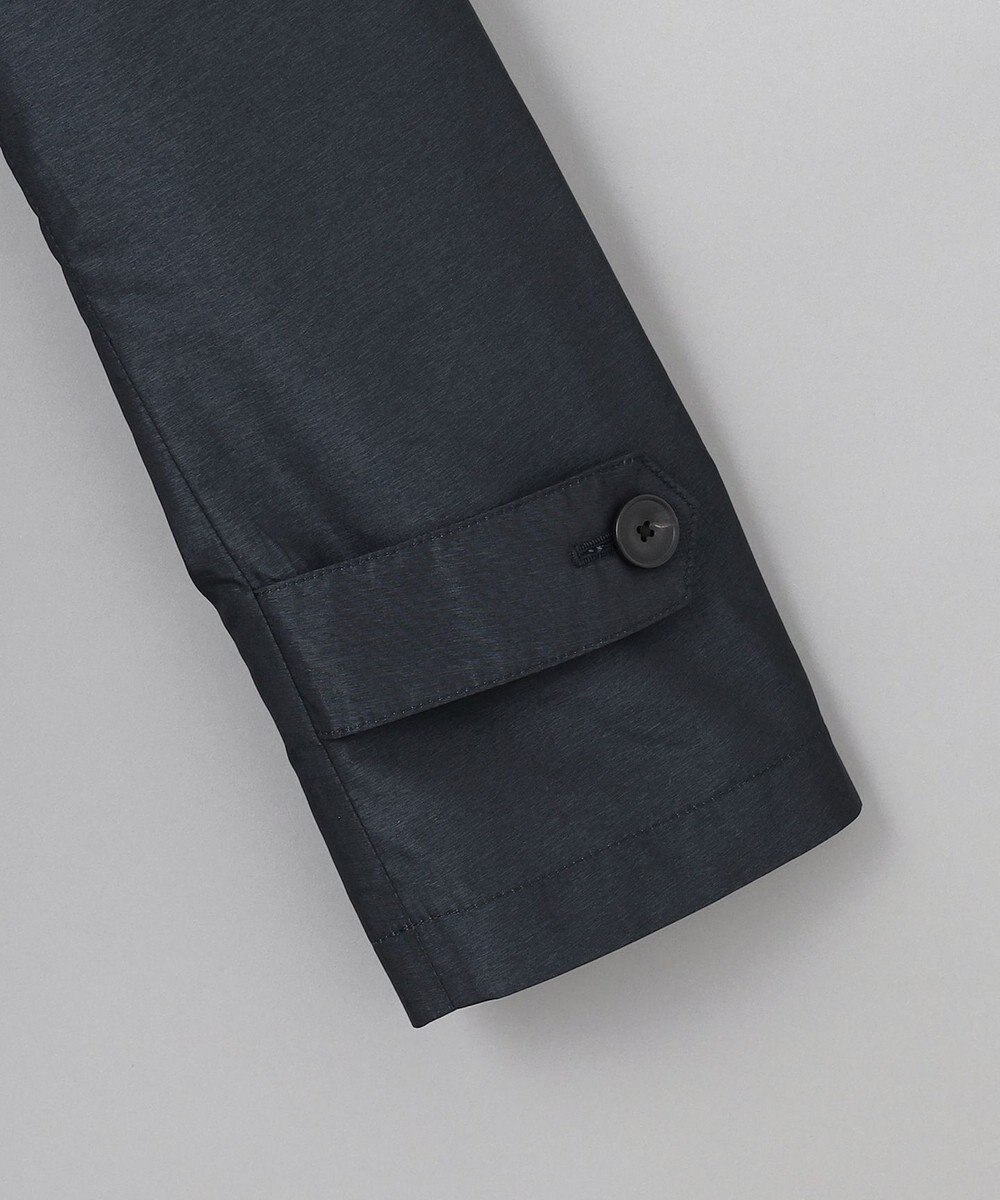 GOTAIRIKU ダウンライナー装着可【半裏仕様でより軽量】メランジシャンブレー ステンカラースプリングコート 