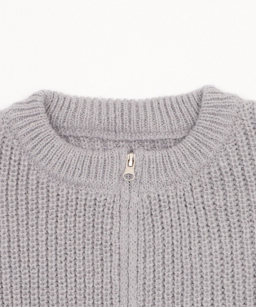 WEGO ダブルZIPニットカーデ 