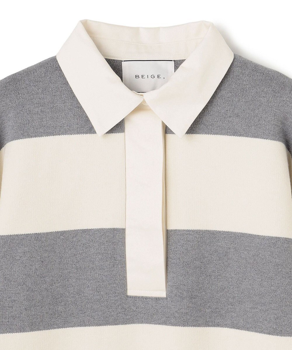 BEIGE， 【洗える】TAFT / コットンカシミヤラガーニット 