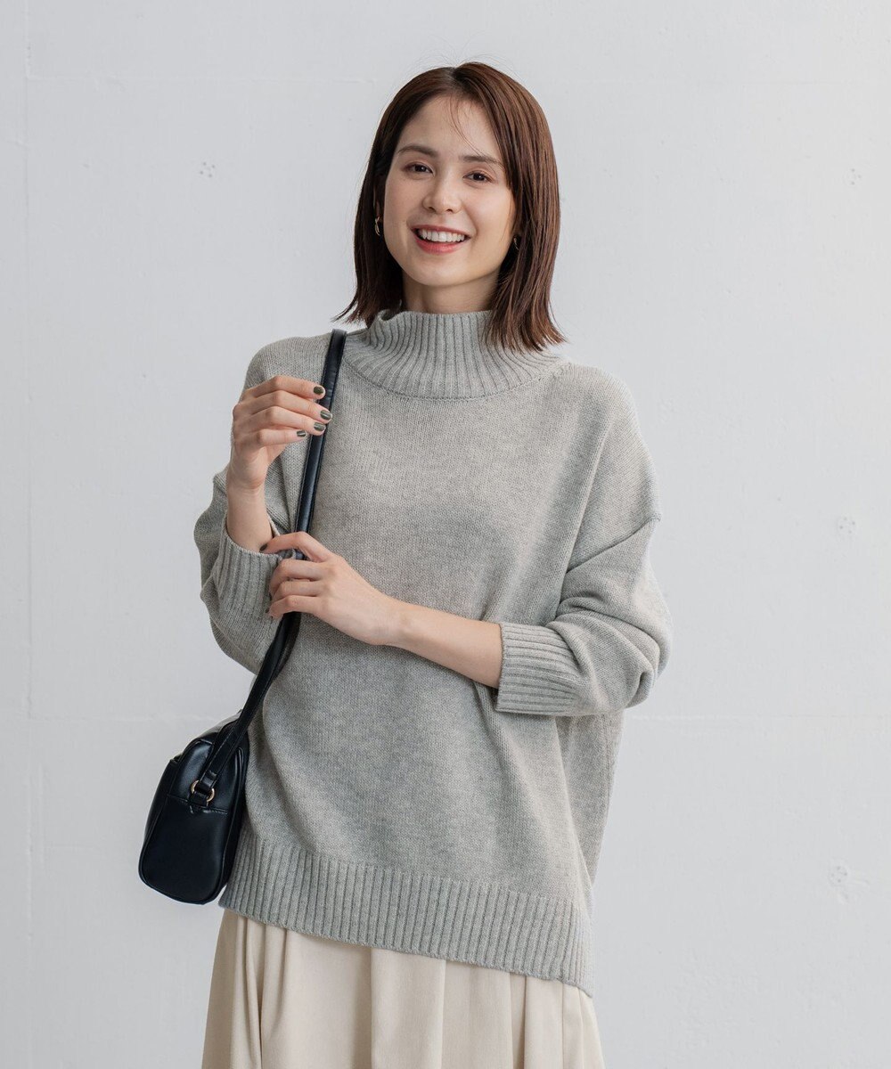 ANY ラムウールバックテイルニット 