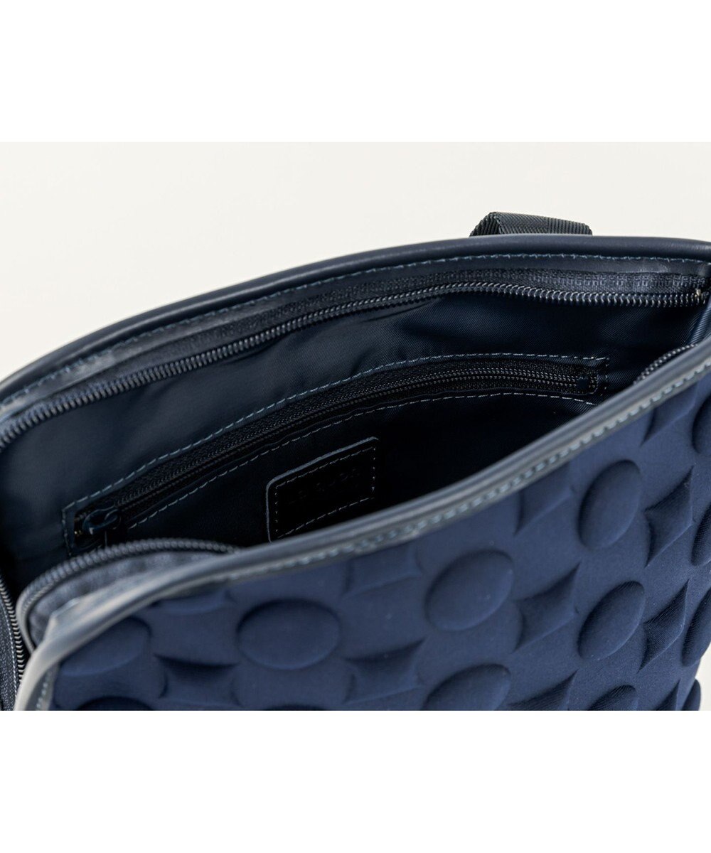 MIYABIYA 【撥水加工】La quoh with kirakaracho 南蛮七宝エンボスボンディング B5ショルダー 