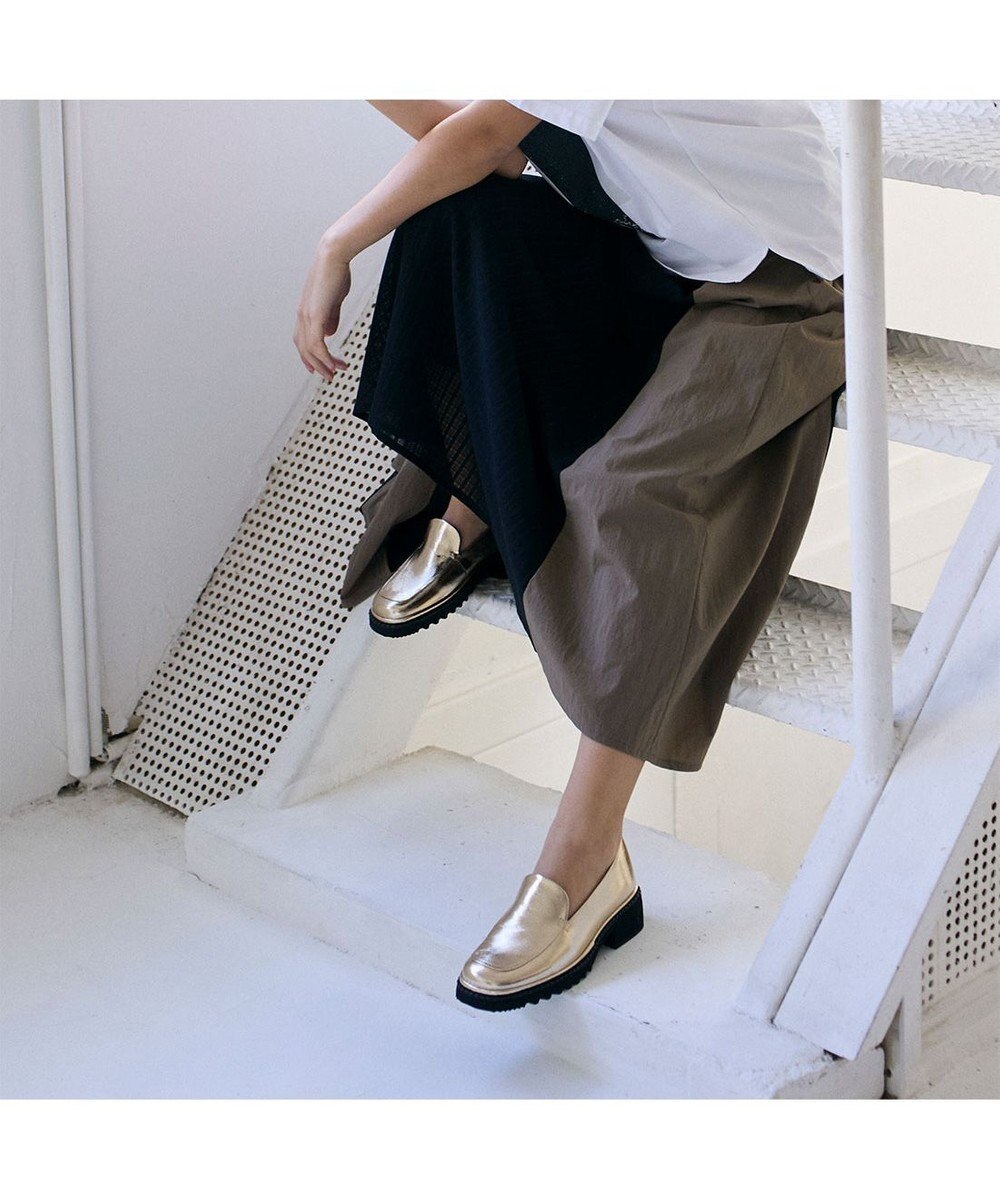 MODE ET JACOMO <D'ICI>ボリュームソールソフトローファー 