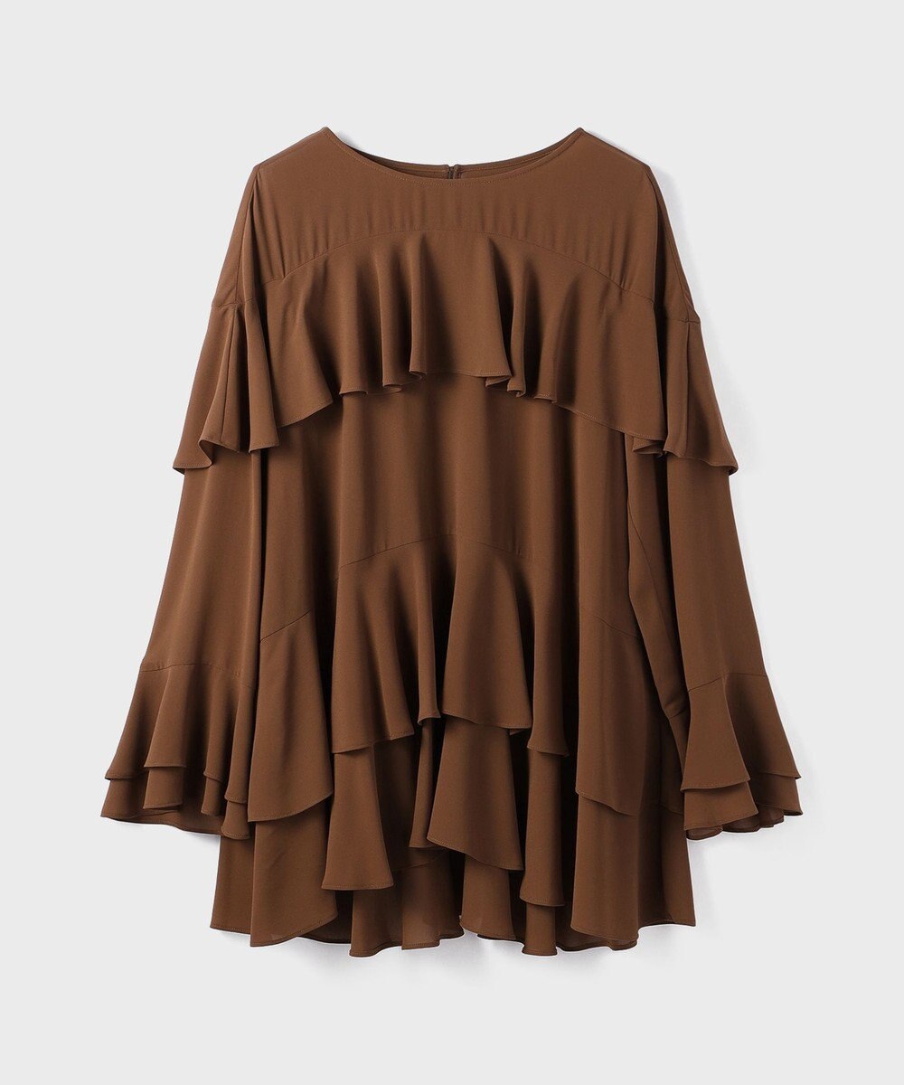 GRACE CONTINENTAL シフォンフリルブラウス 