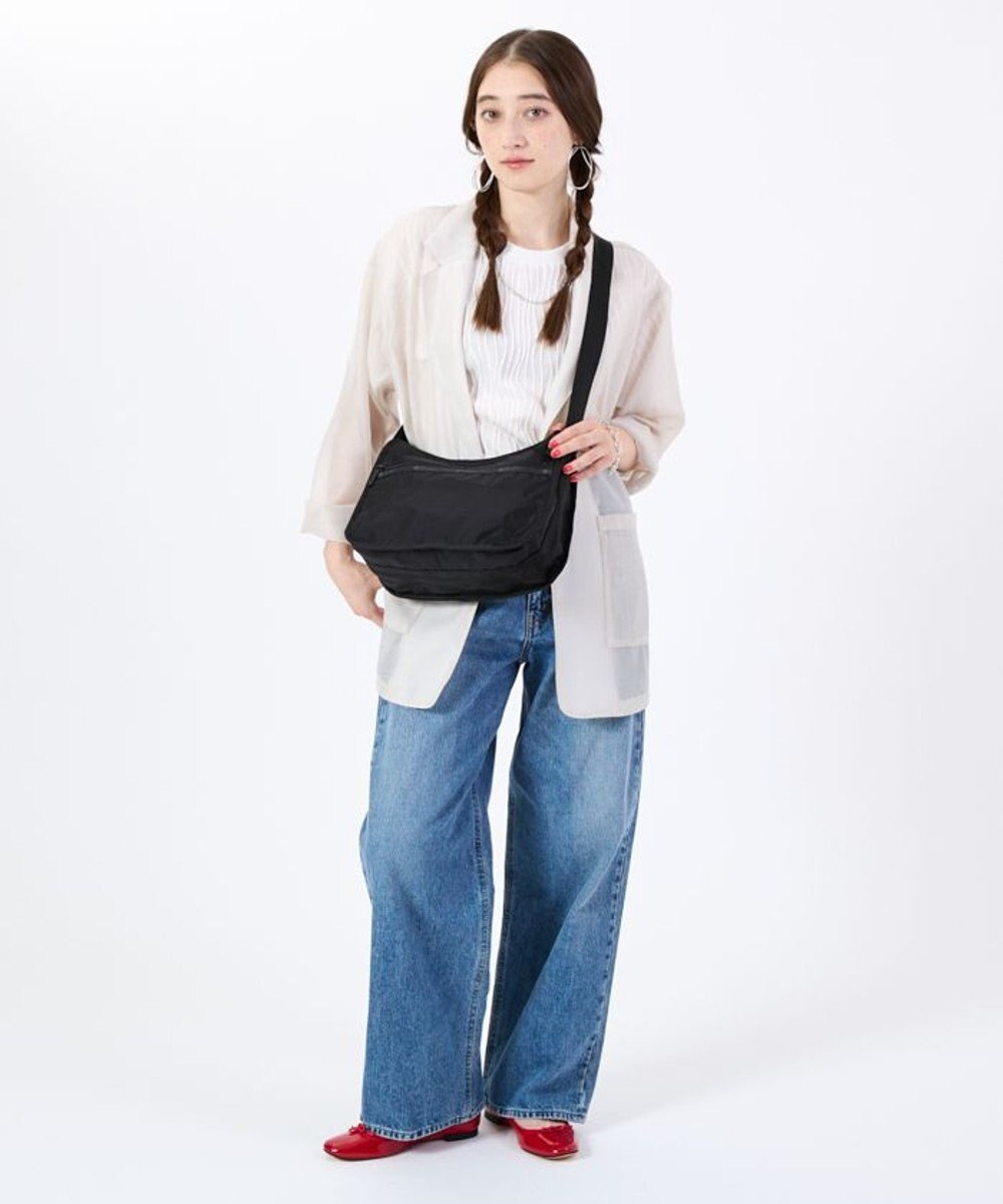 LeSportsac CLASSIC HOBO/リサイクルドブラックJP 