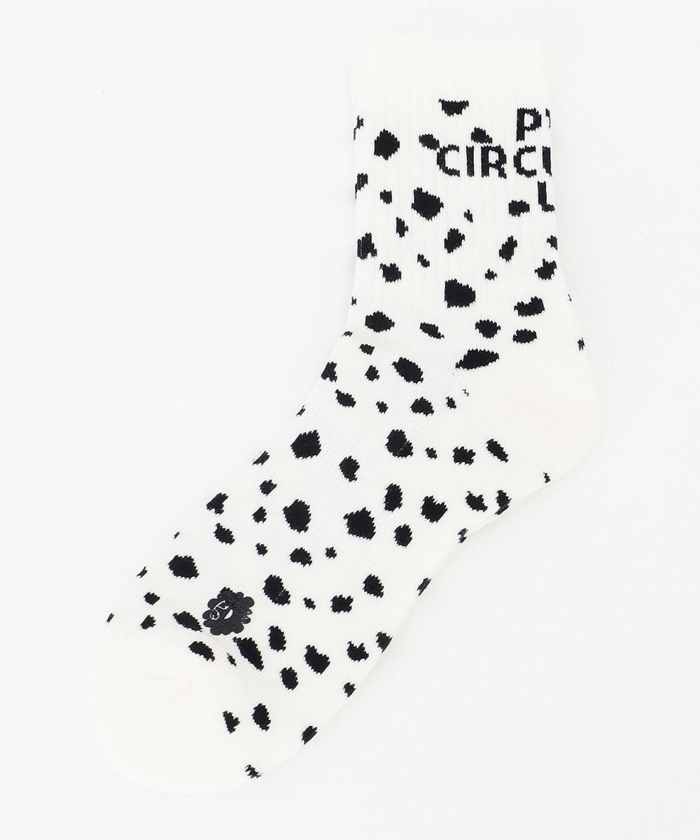 PW CIRCULUS 【MEN】【土踏まずをサポート】ロゴ ミドルソックス 