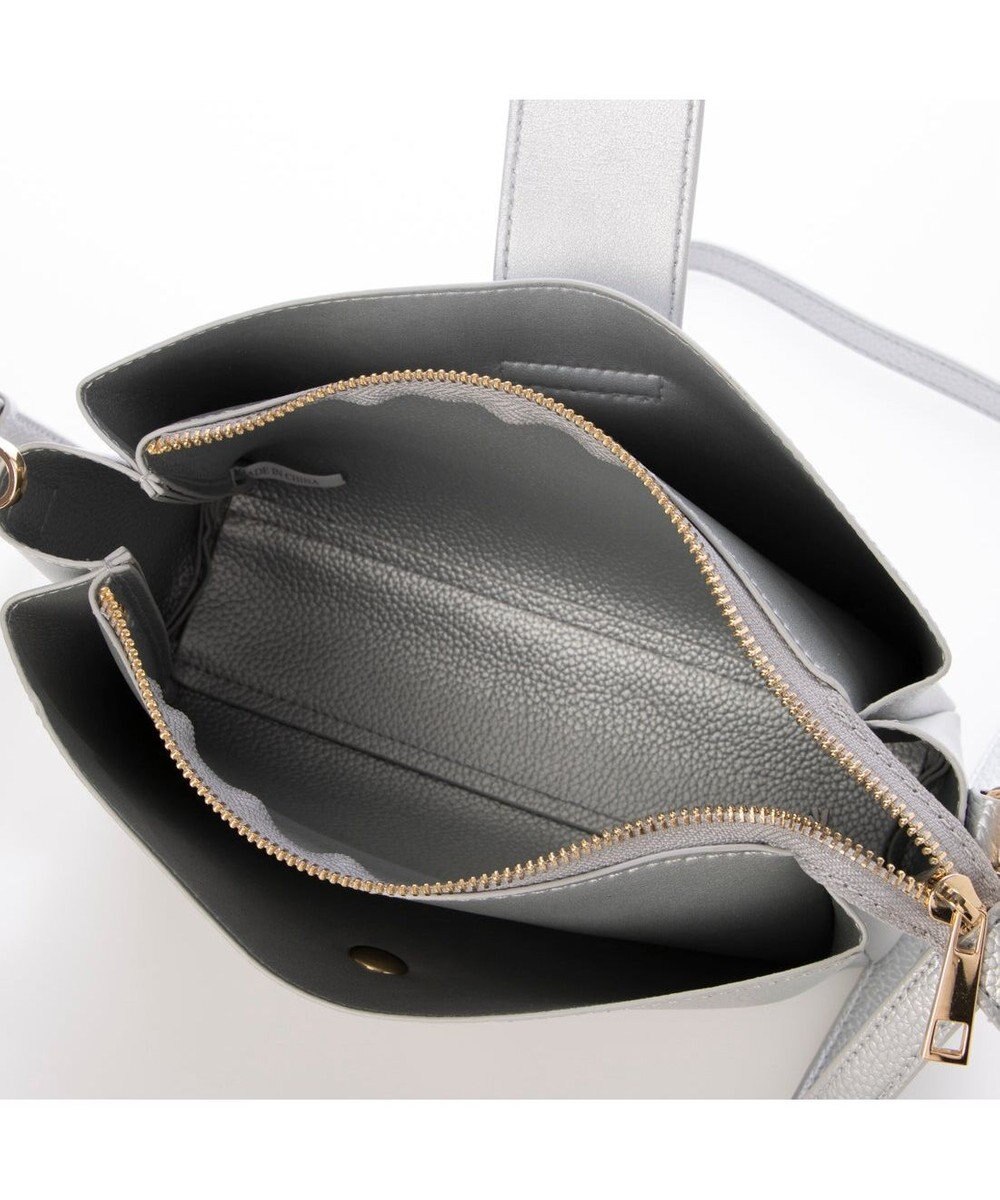 UNBILLION カシュカシュ cachecache / 横型3つ口ショルダーバッグ 