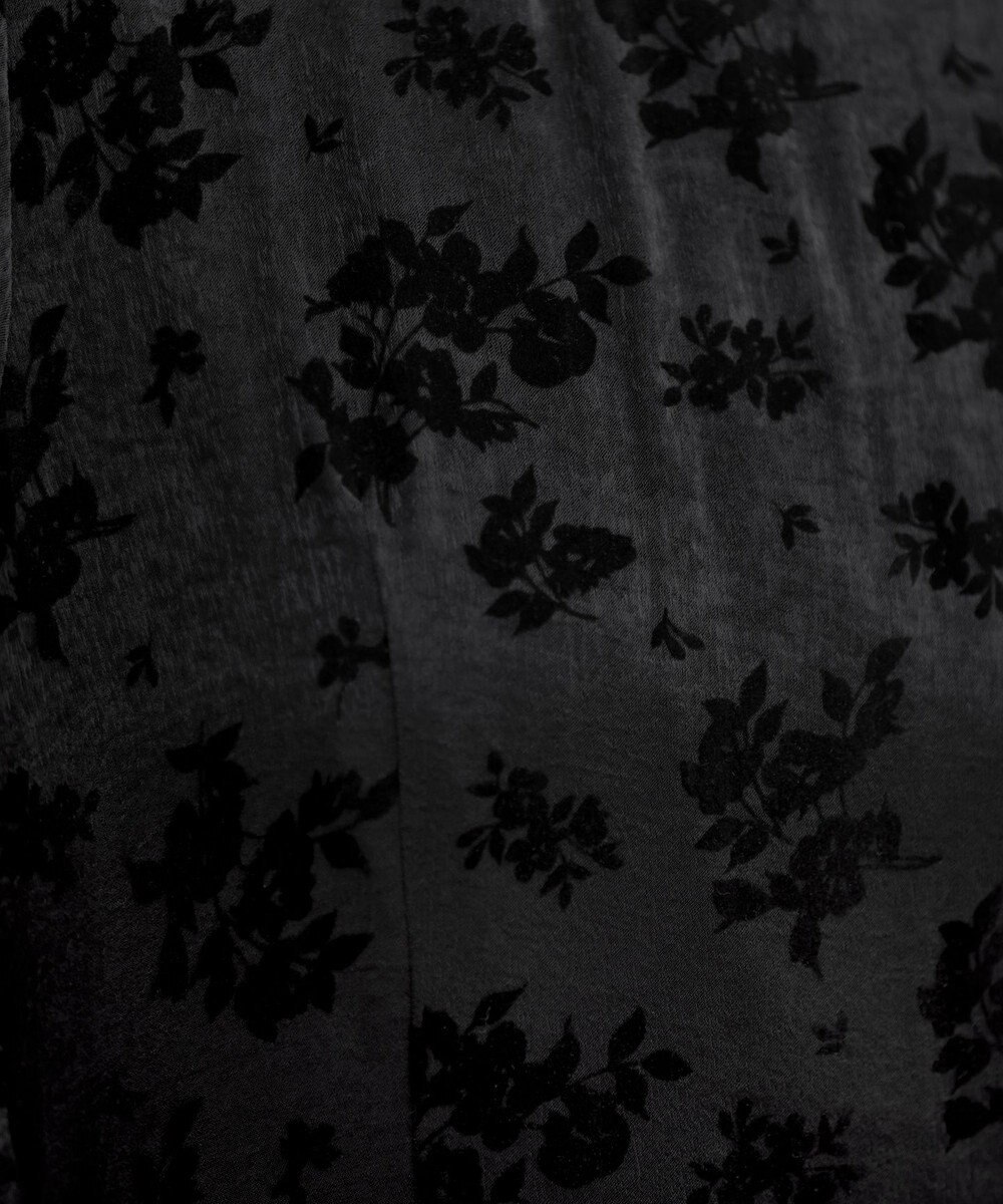 Tiaclasse 【安田美沙子さん着用・洗える】フラワーフロッキーワンピース 