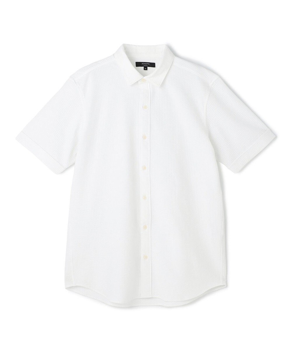 JOSEPH HOMME 【WEB・一部店舗限定】 ドライサッカーストレッチ　半袖レギュラーカラーシャツ 