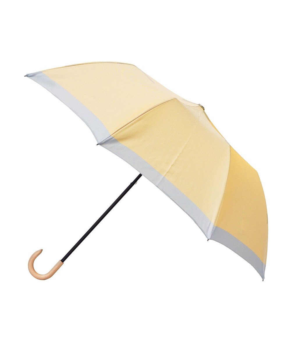 槇田商店 SCENE グログランシャンブレー ベージュ 折りたたみ傘 