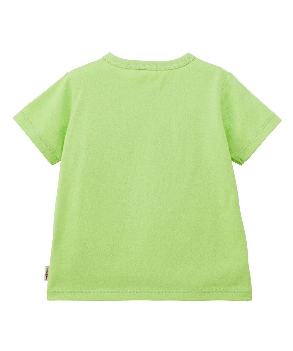 MIKI HOUSE HOT BISCUITS 【80-120cm】カラフルビーンズ フェイスプリント 半袖Tシャツ 