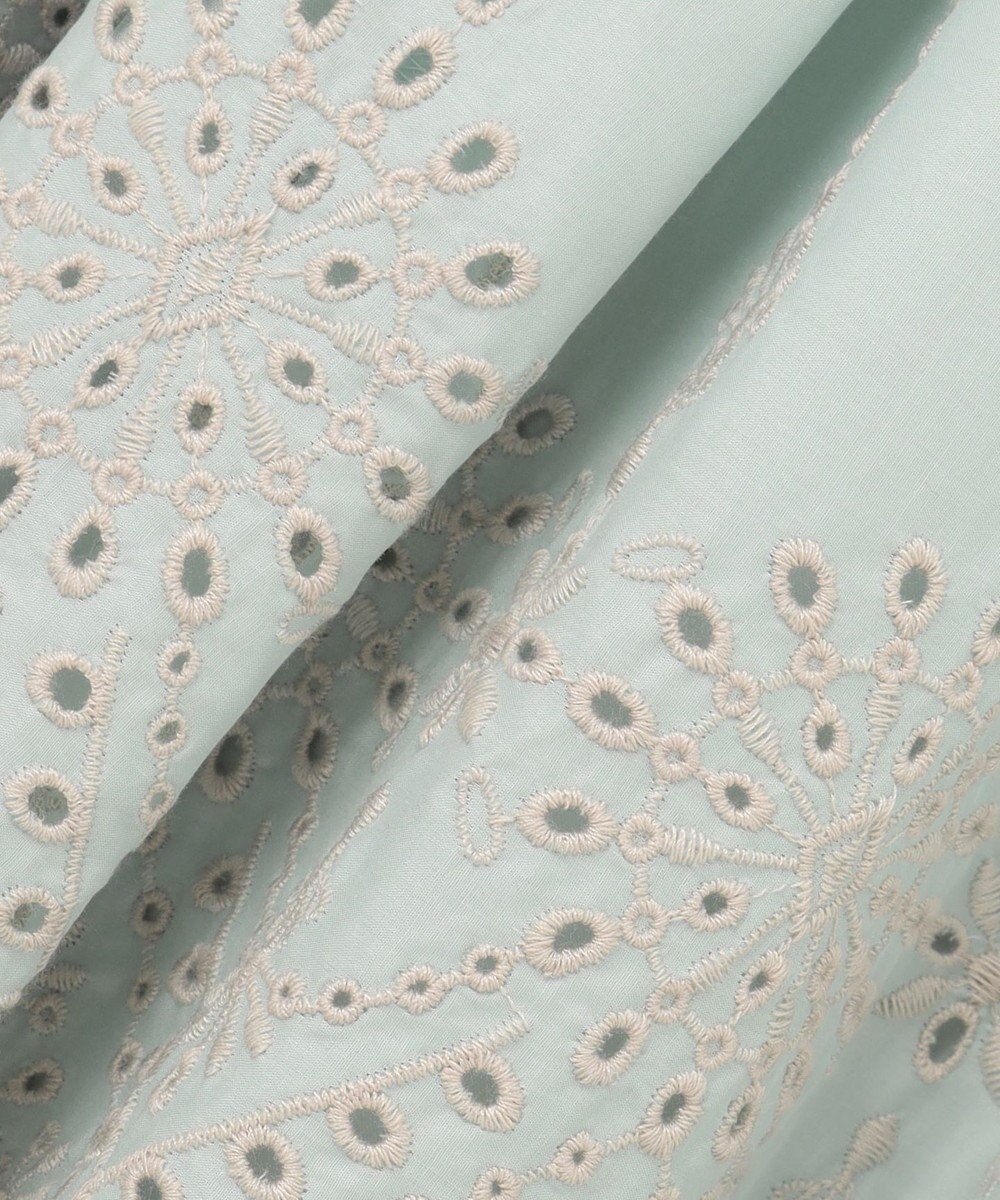 自由区 S 【カタログ掲載・洗える】エンブロイダリーローン スカート 