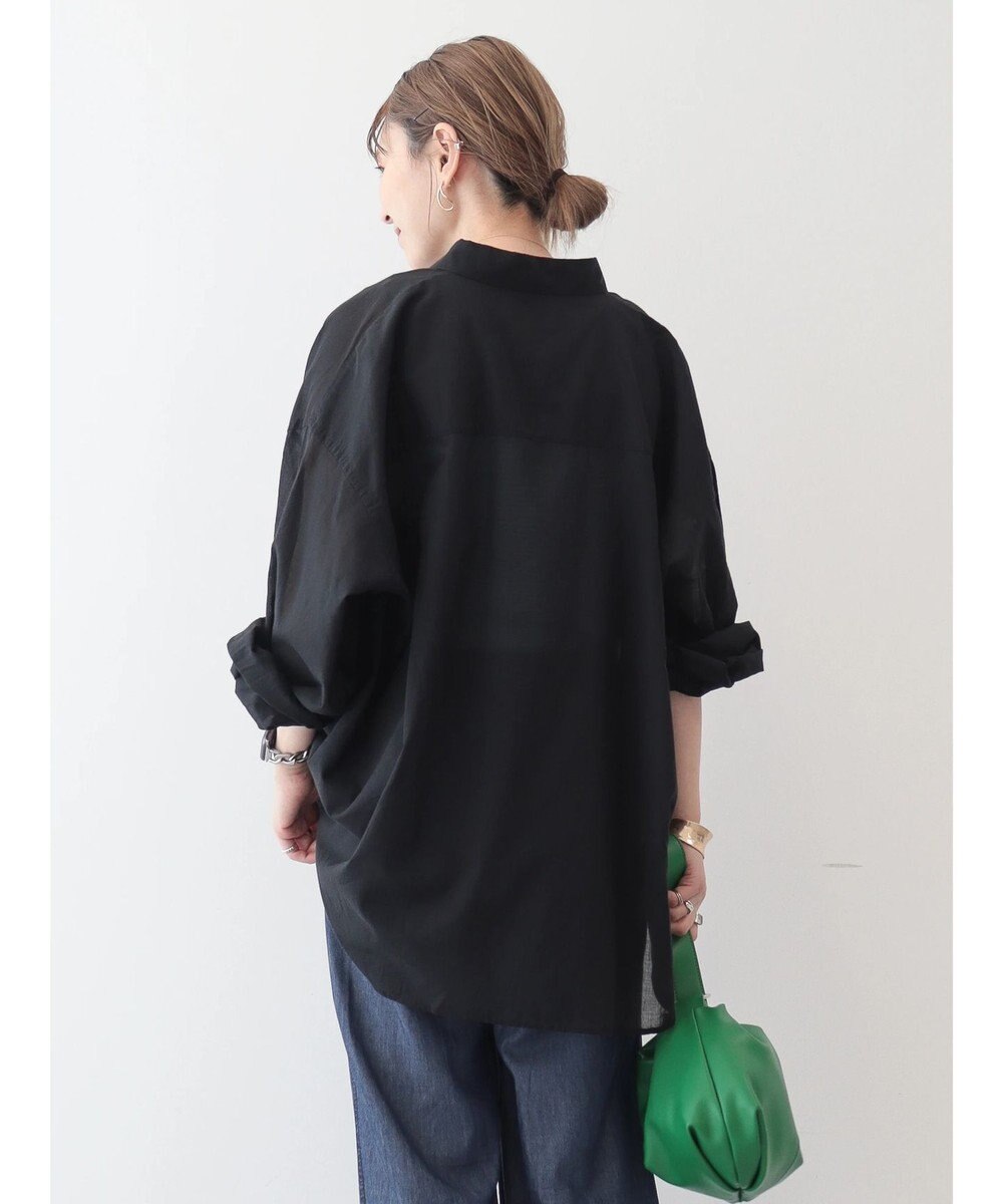 AMERICAN HOLIC 接触冷感＋速乾　強撚シアーボイルＢＩＧシャツ 