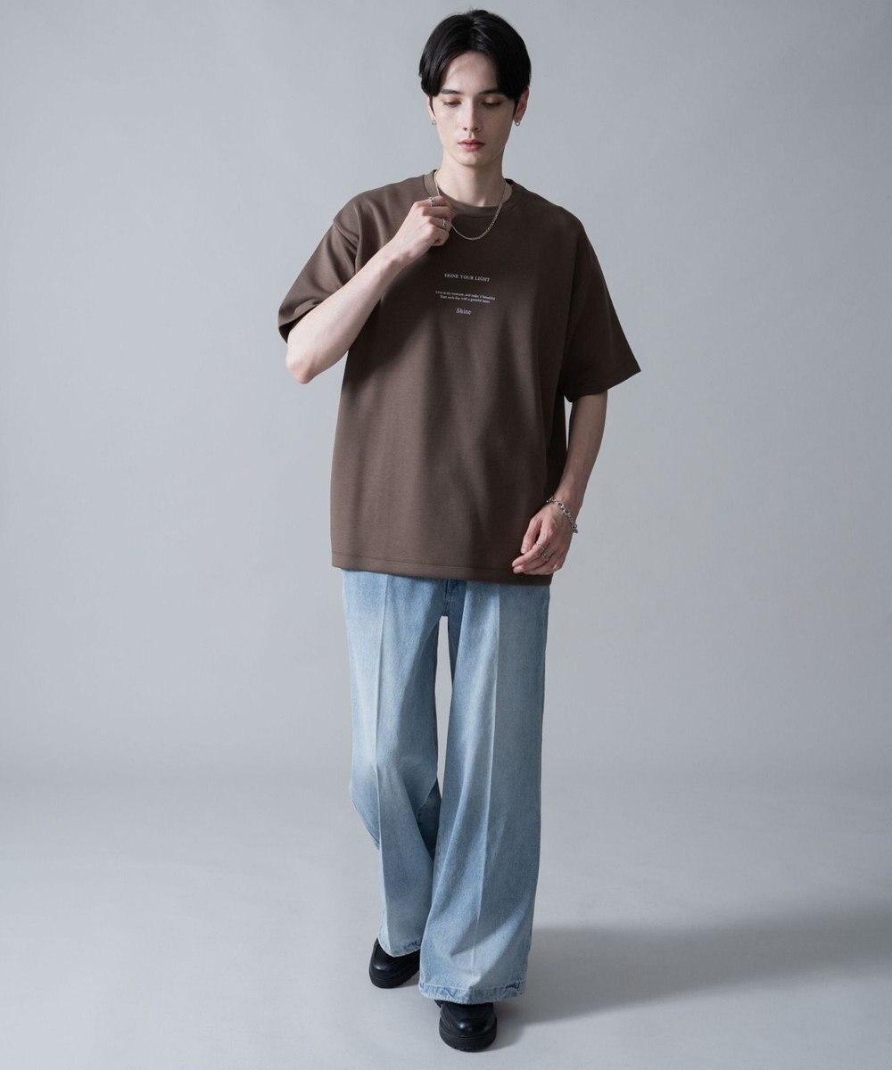 WEGO 【2点SET】アクセ付きフォトグラフィックT（SS） 