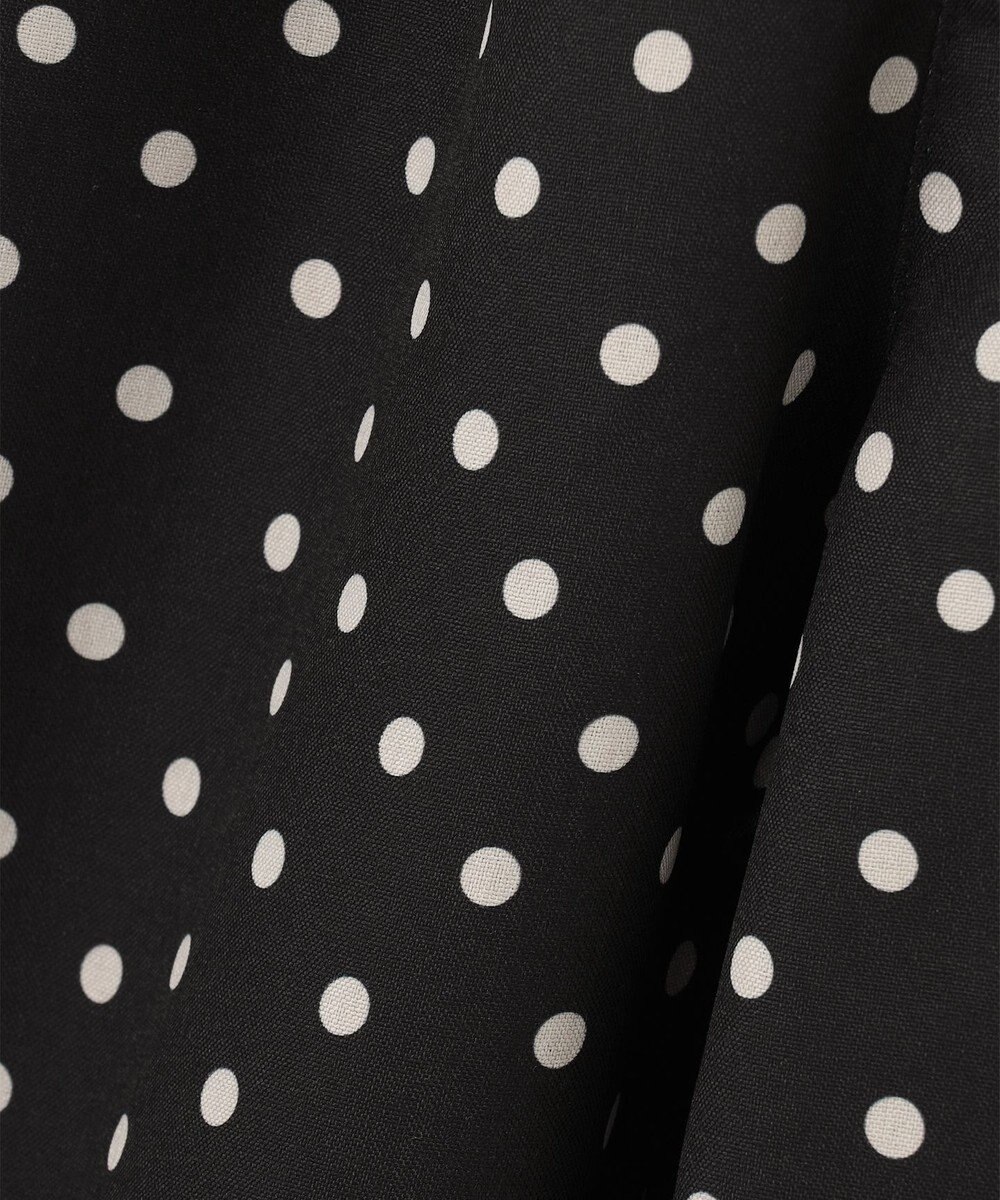 ANY KIDS 麻ライク ドット柄 ガウチョ 