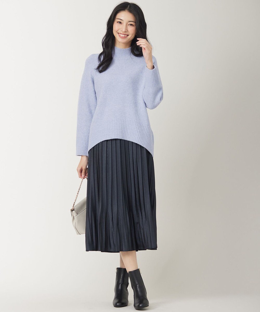 ANY SIS  【大人百花掲載 ヨンアさん着用】ハイネックバックポイント ニット 