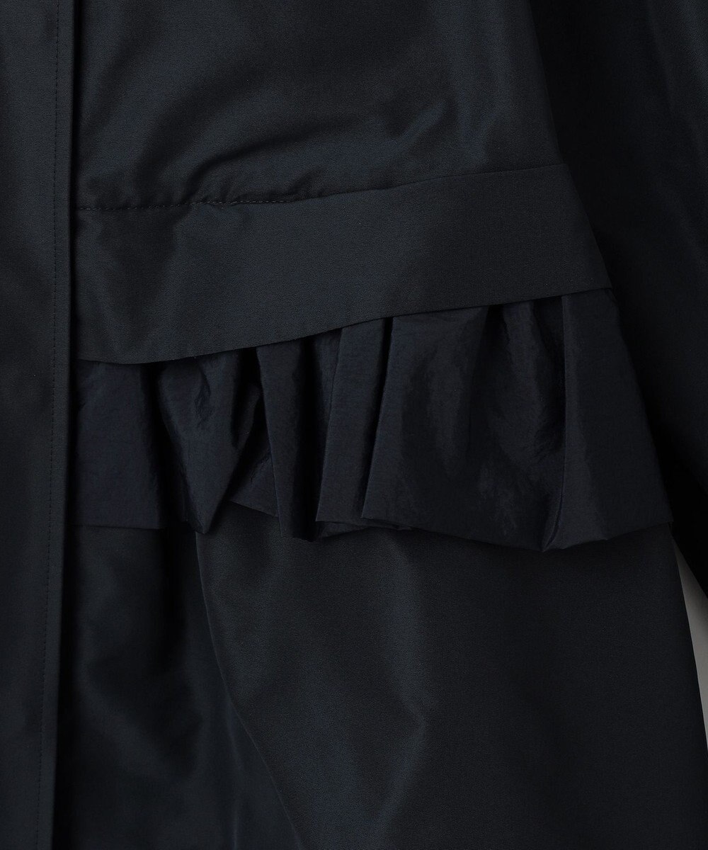 #Newans 【セレモニーにも】ラウンドフリルタフタブルゾン 