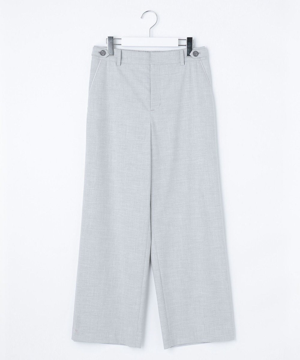 J.PRESS LADIES 【洗える】CARREMAN 2WAY ストレート ワイド パンツ 
