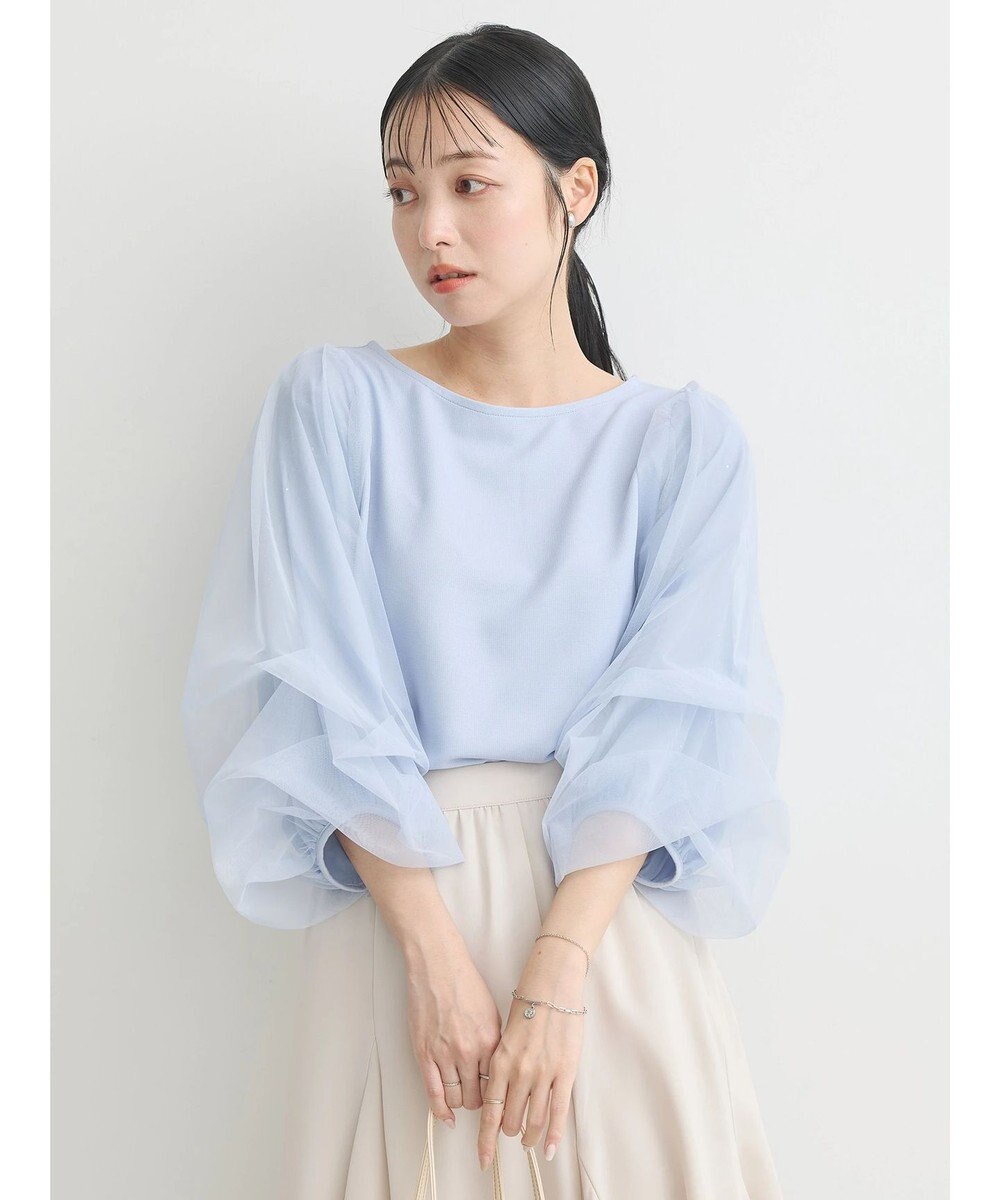 earth music&ecology キラキラストーンプルオーバー 