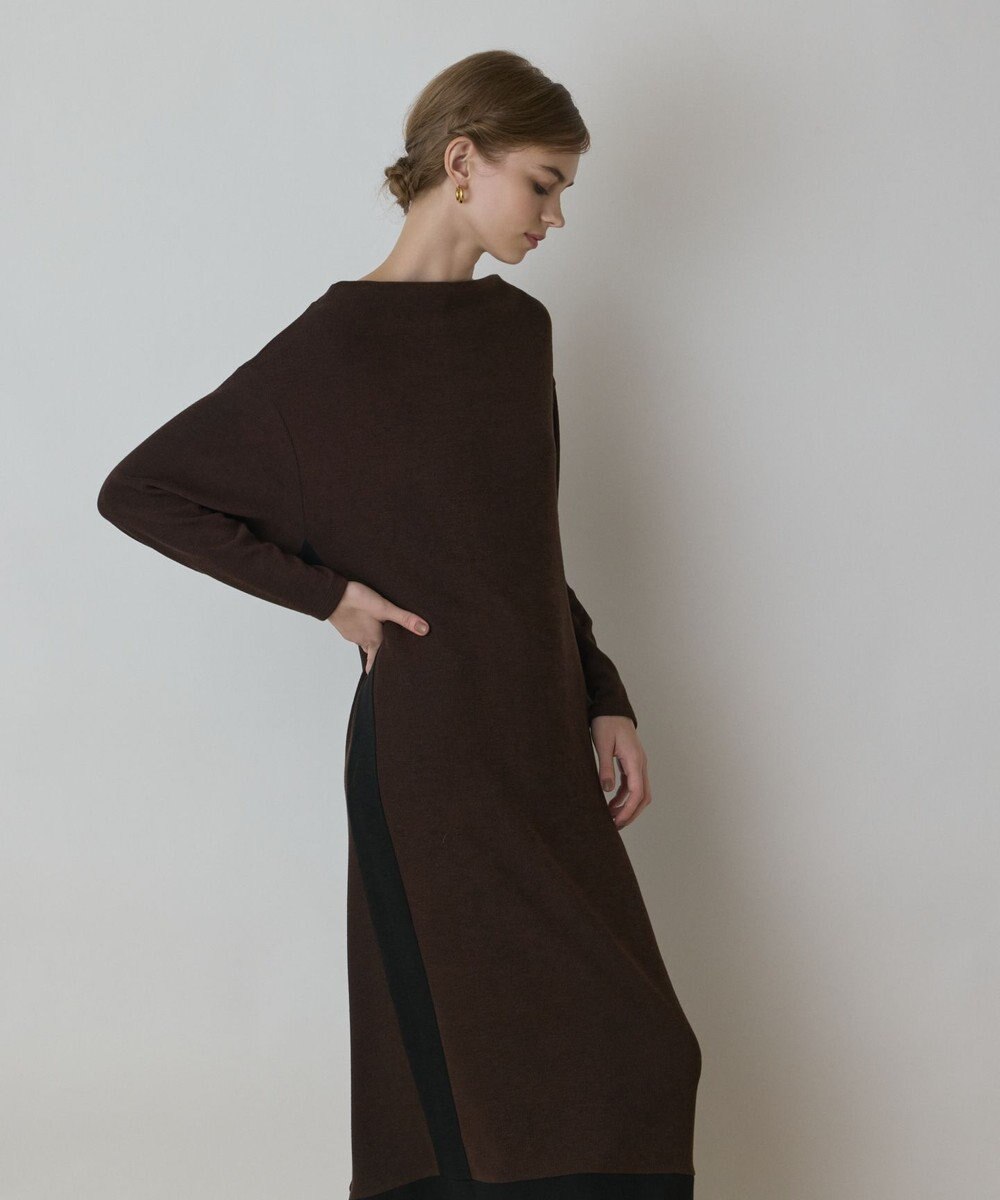 GRACE CONTINENTAL バイカラーカットワンピース 